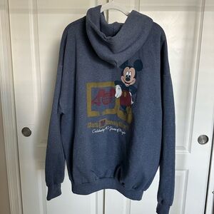 Walt Disney World 40th Anniversary Navy Zip Up Hoodie XL
